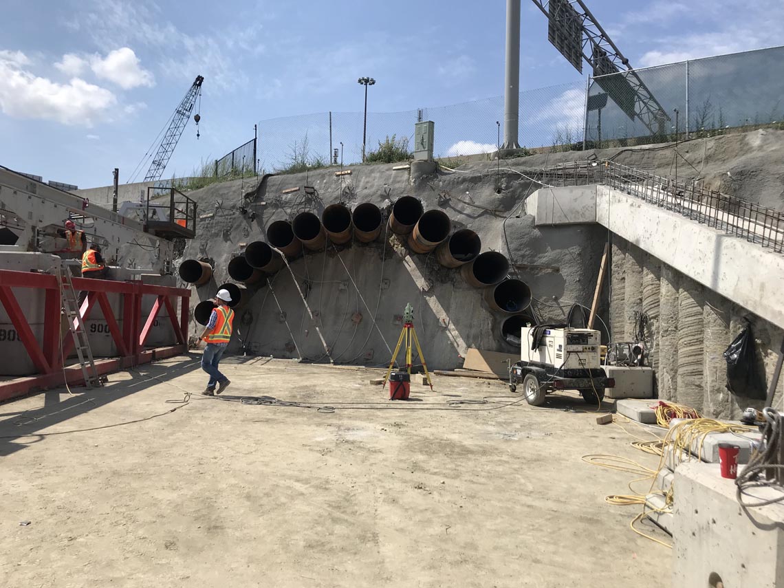 Baustelle von Bohrtec Gesellschaft für Bohrtechnologie mbH in Toronto